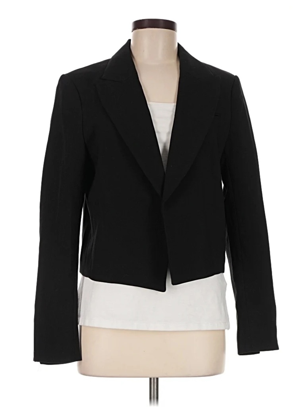 H&M Classic Black Cropped Women's Blazer